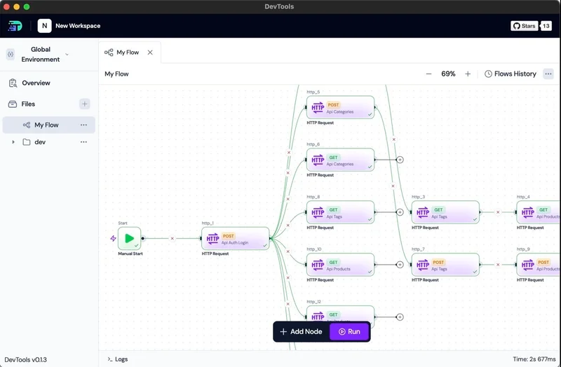 DevTools main workspace screenshot